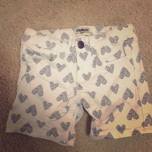 Osh Kosh 3t heart shorts